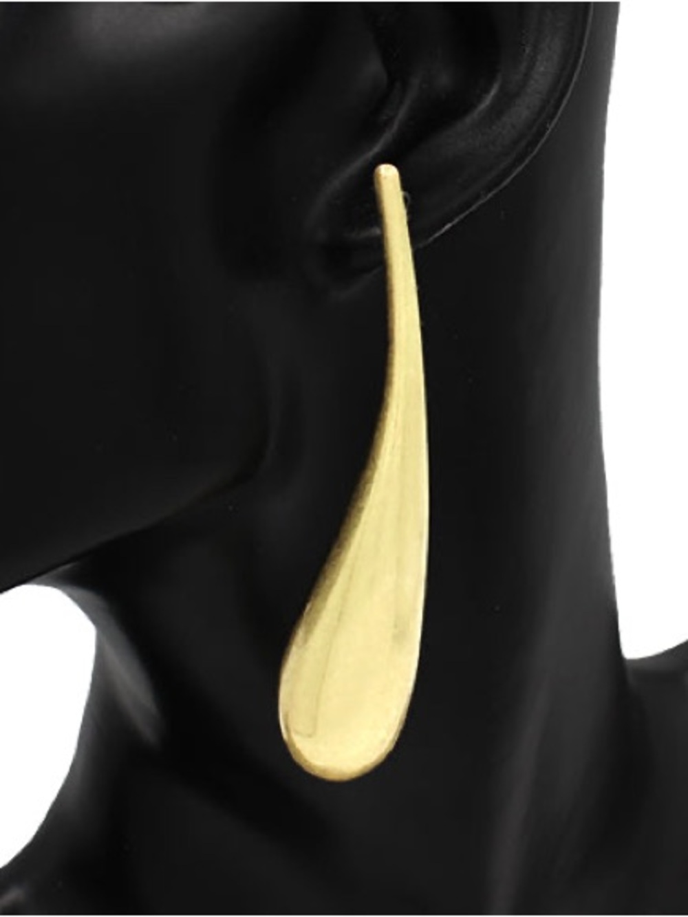 Gold Teardrop Dangle Earrings - Women Jewelry